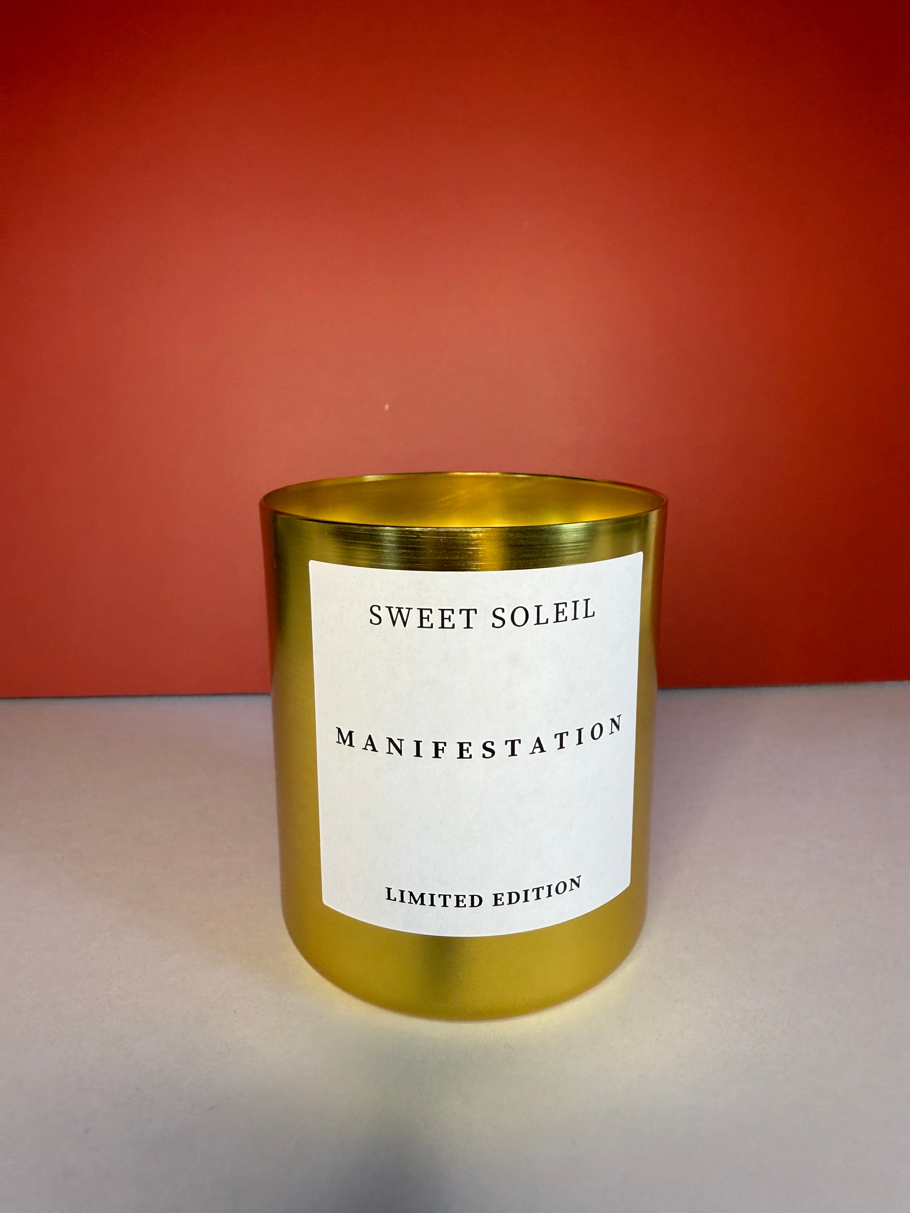 Sweet Soleil Gold Manifestation Candle (N)