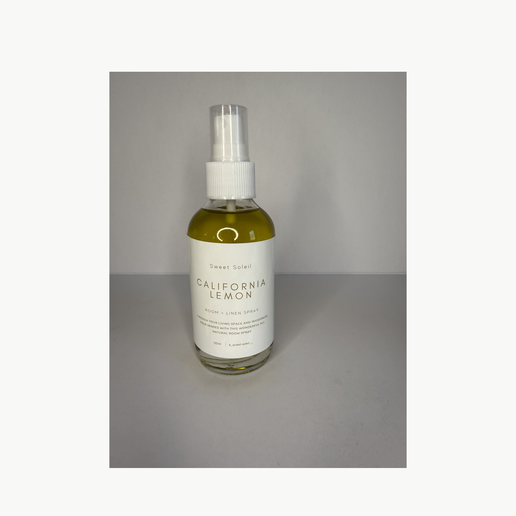 California Lemon Room or Car Spray